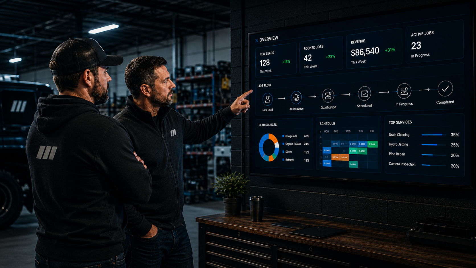 Pinnacle marketing systems value proposition dashboard